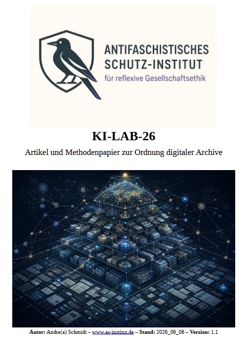 Cover KI-LAB-26 – Artikel und Methodenpapier zur Ordnung digitaler Archive