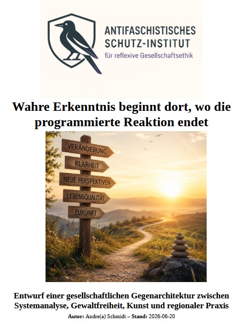 Cover Wahre Erkenntnis beginnt dort, wo die programmierte Reaktion endet