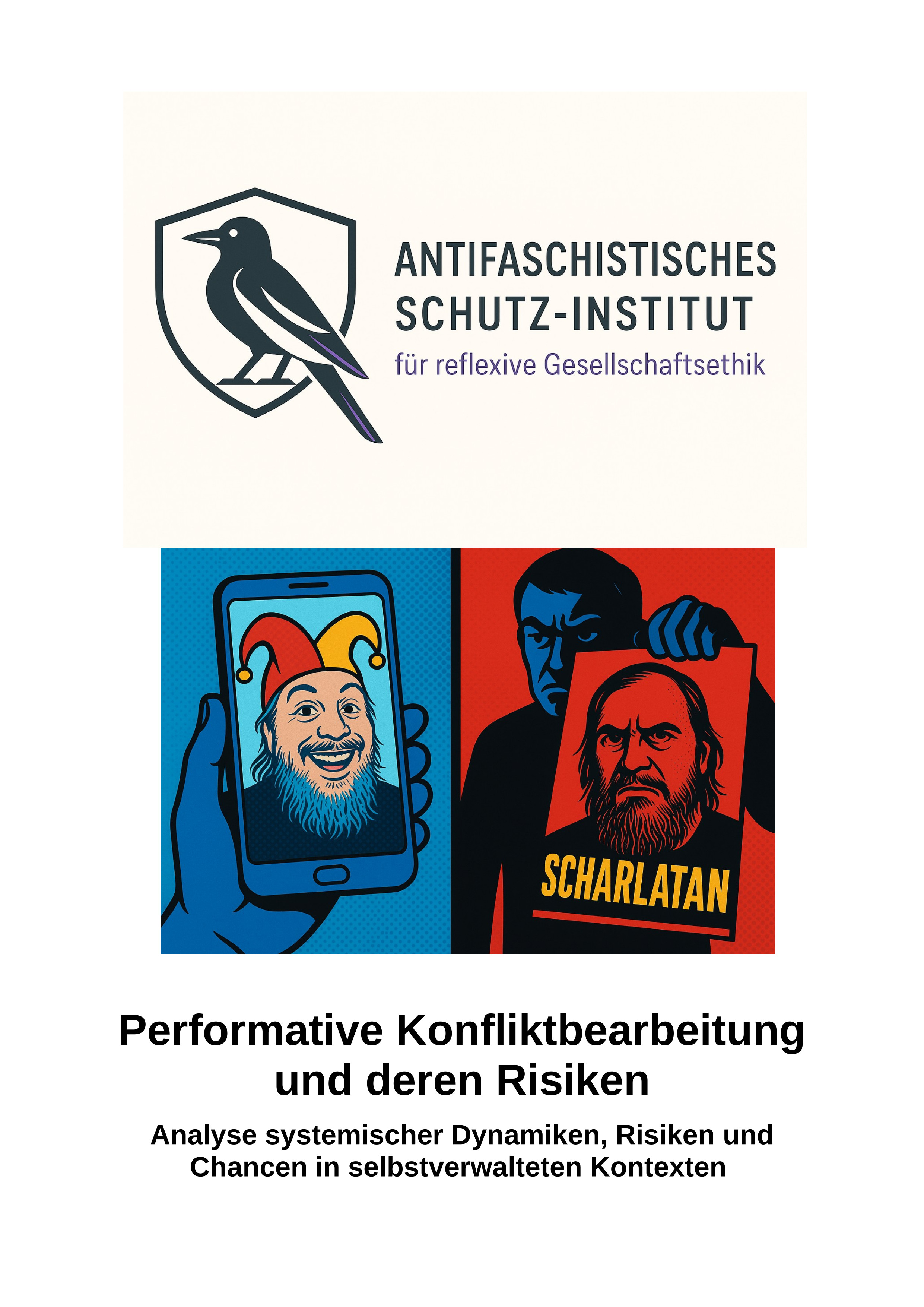 Cover Publikation Performative Konfliktbearbeitung